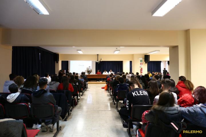 L'aula dove si è svolto l'incontro